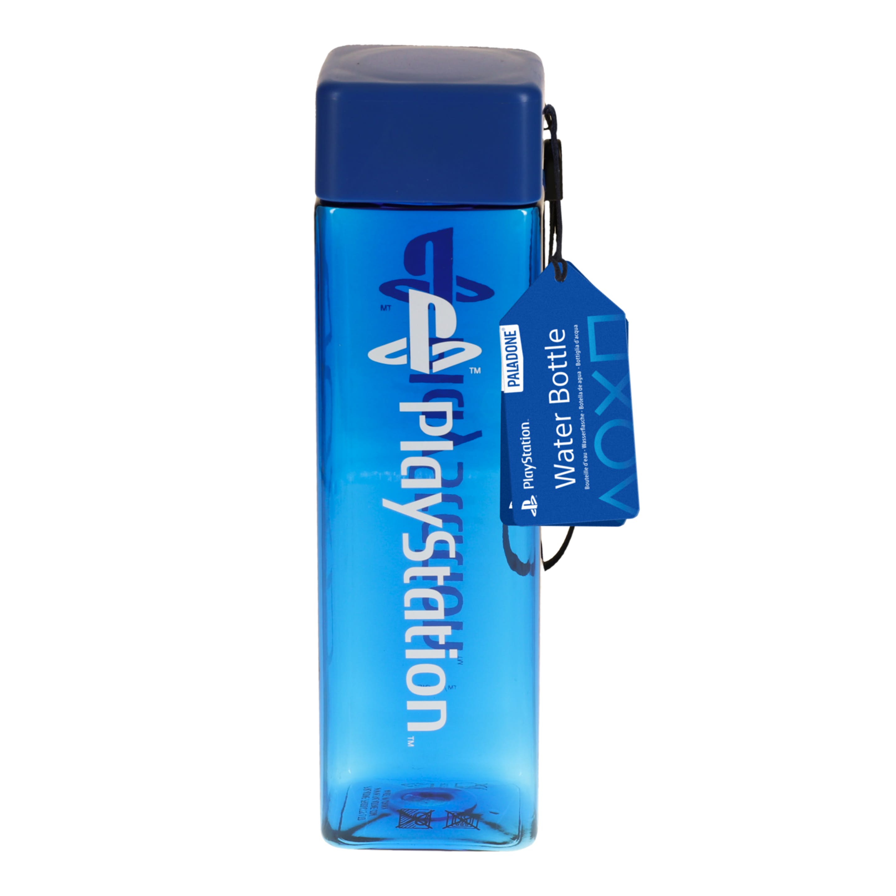Playstation Square Travel Plastic Water Bottle With Wrist Strap