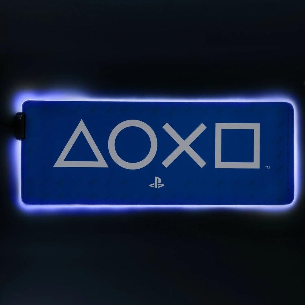 Playstation XL Light Up Desk Mat