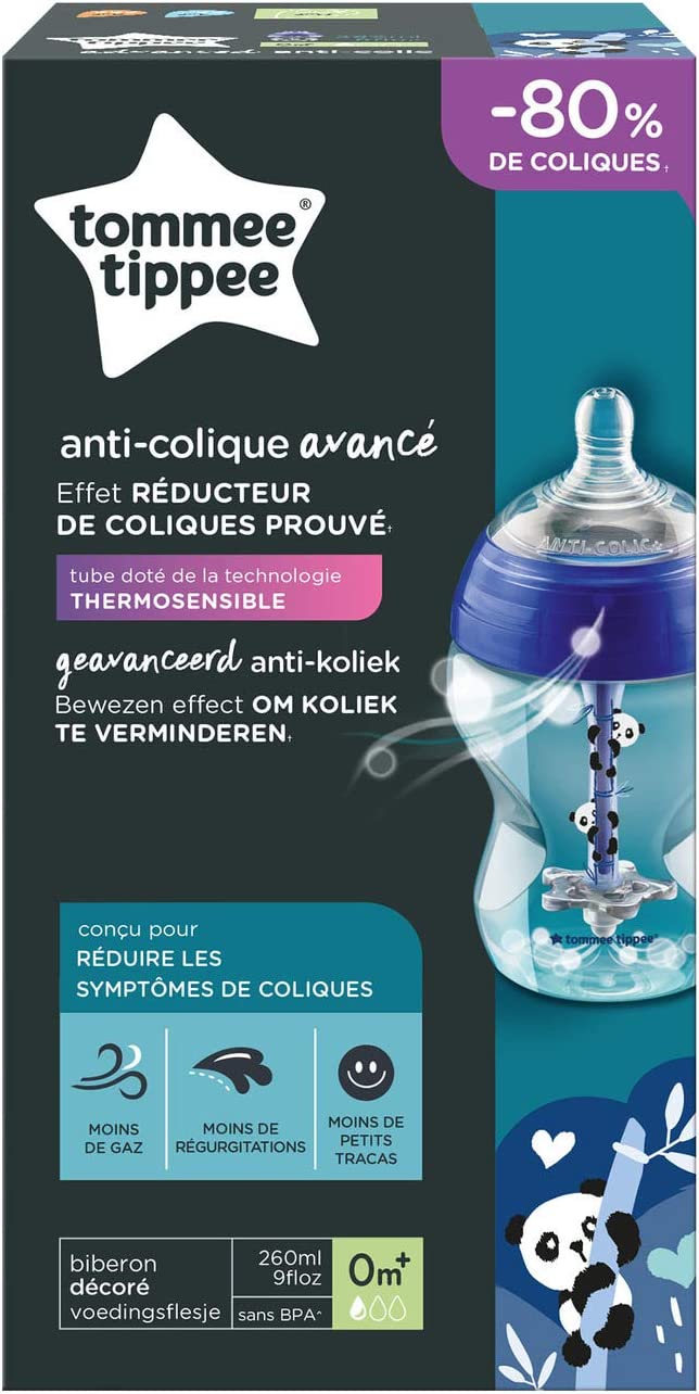 Tommee Tippee Advanced Anti-Colic Baby Bottle 260ml 0m +
