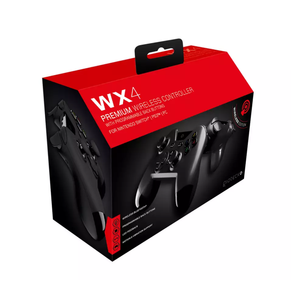 Gioteck WX4 Nintendo Switch Wireless Controller - Black