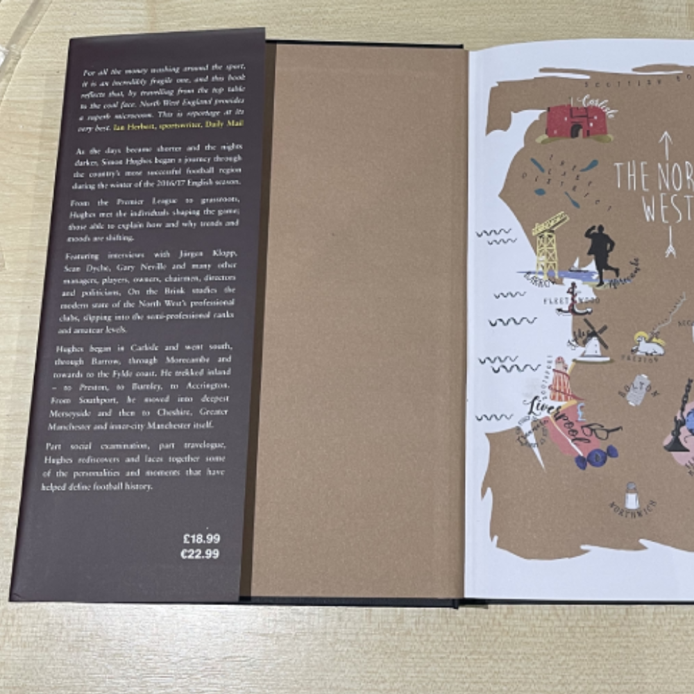 On The Brink: A Journey Through English Football's North West ( Signed Copy )