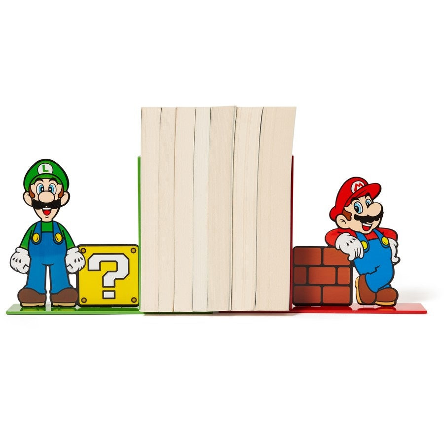 Super Mario Mario and Luigi Bookends