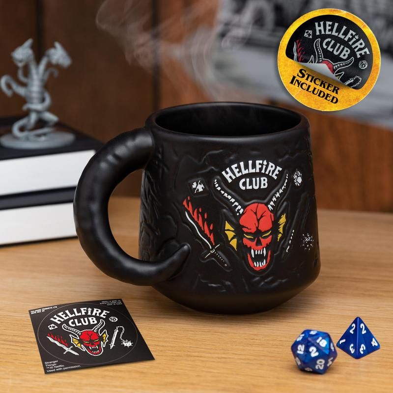 Hellfire Club Demon Stranger Things Mug