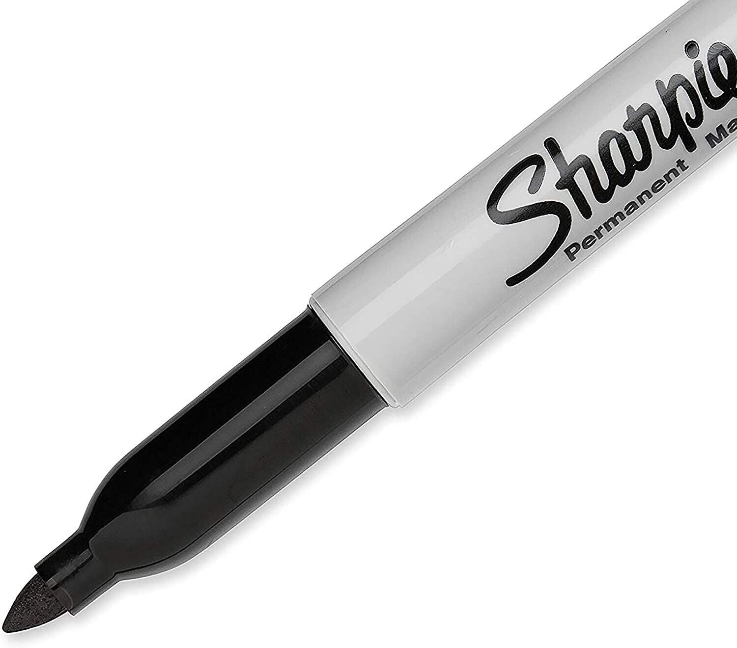 Sharpie Fine Point Bullet Permanent Marker Pens Black 5 Pack