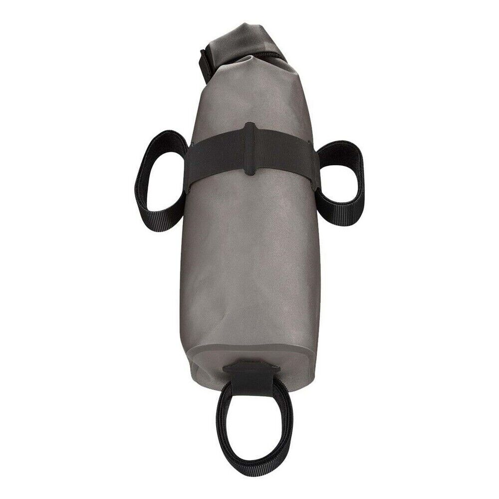 Altura Anywhere Cycling Dry Bag Smoke - 1 Litre: A versatile waterproof dry bag for your bike, featuring a roll-top closure, welded seam construction, and compatibility with Vortex Grip Straps. Translucent smoke grey fabric adds style and functionality.