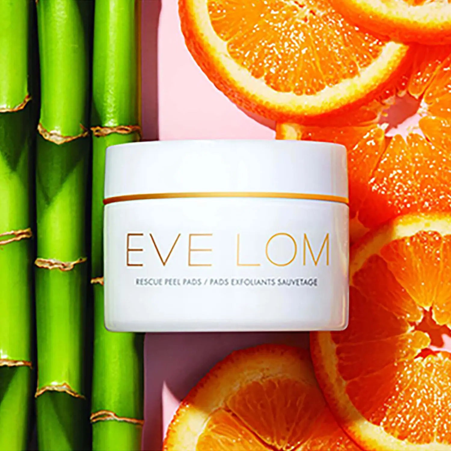 Eve Lom Rescue Peel Pads (60 Pads) - Exfoliating and Resurfacing Treatment with BHA, PHA, and AHA Acids. Reveals smoother, brighter, and revitalized complexion. Contains Glycolic Acid, Multi-Fruit Acid Complex, and Lactic Acid for hydration and conditioning. Removes build-up and soothes irritation. 100% Biodegradable materials for thorough cleanse. Paraben, Phthalate, Sulphate, and Cruelty-free. Key benefits include decongesting pores, gentle exfoliation, preserving moisture, soothing effect, and increased