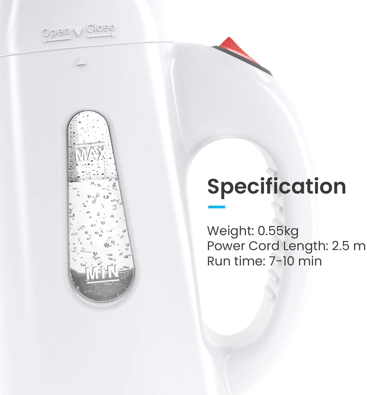 Pro Breeze Garment Steamer 850 Watt. Compact and Portable Handheld Fabric Steamer