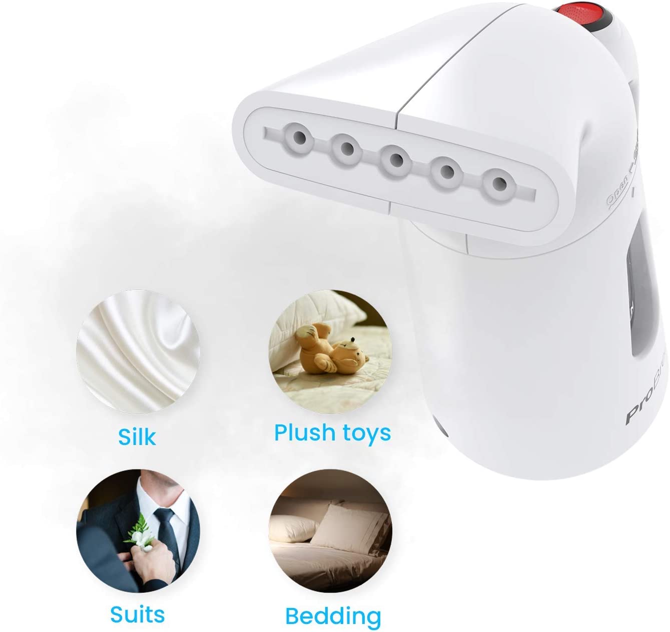 Pro Breeze Garment Steamer 850 Watt. Compact and Portable Handheld Fabric Steamer