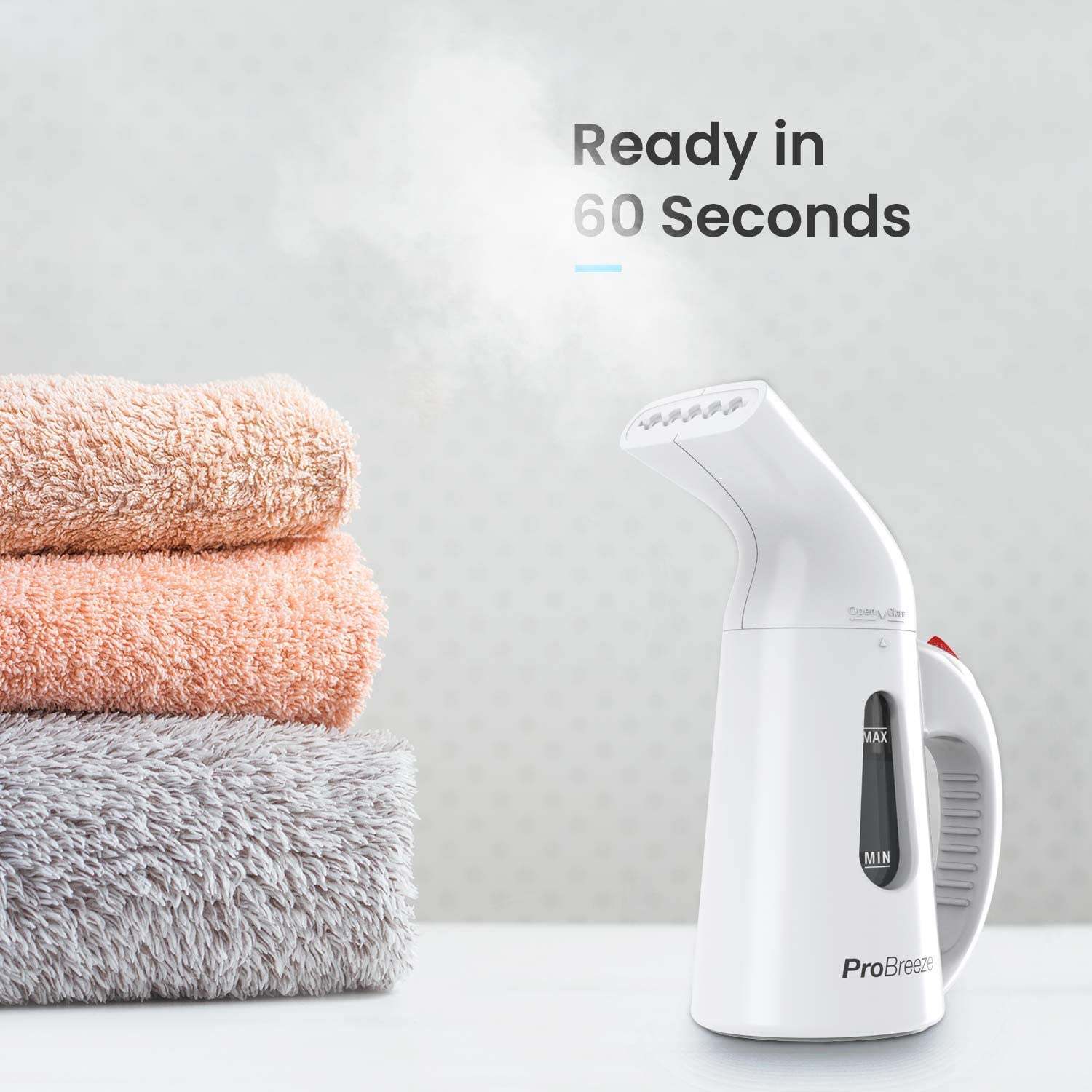 Pro Breeze Garment Steamer 850 Watt. Compact and Portable Handheld Fabric Steamer