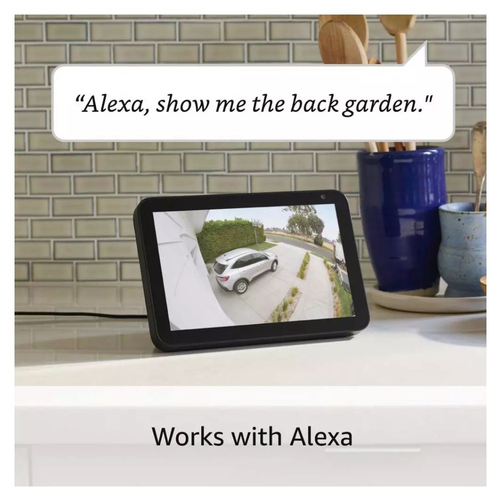 Ring Floodlight Wired Plus Cam Security Camera - Black