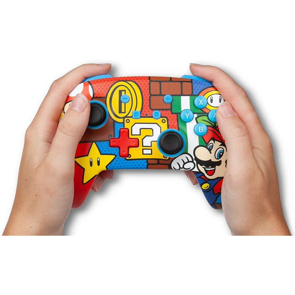 PowerA Enhanced Wireless Controller for Nintendo Switch – Mario Pop Nintendo