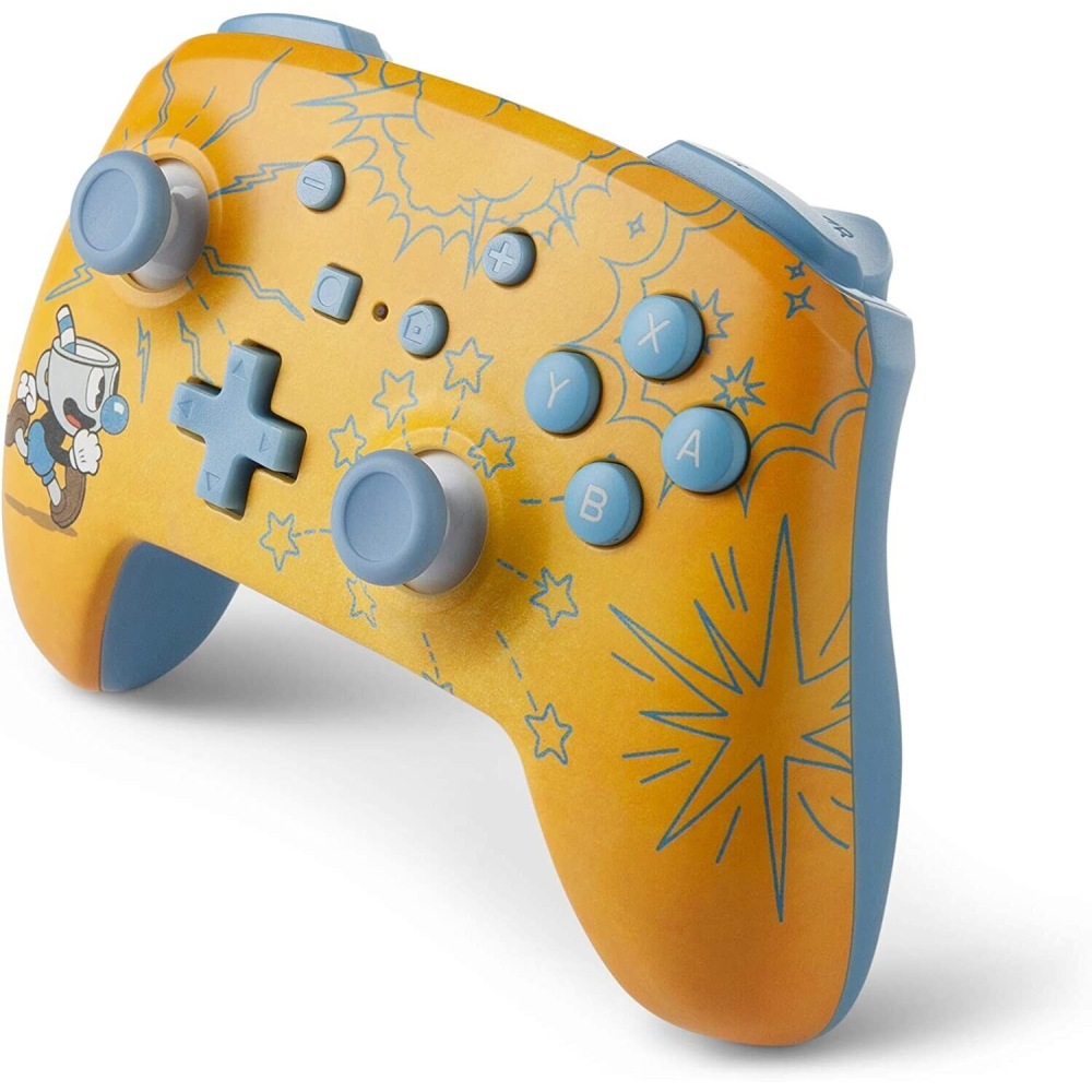 PowerA Enhanced Wireless Controller for Nintendo Switch - Cuphead: Mugman Switch