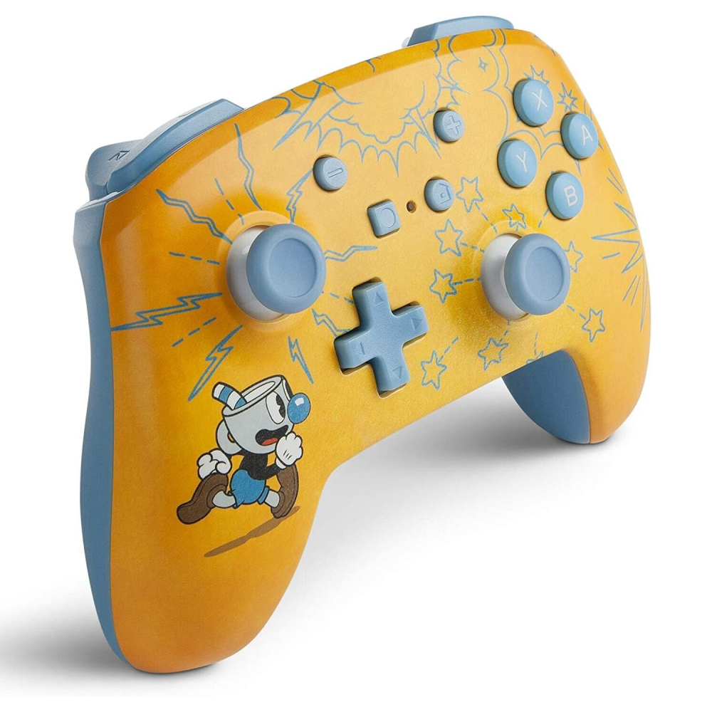 PowerA Enhanced Wireless Controller for Nintendo Switch - Cuphead: Mugman Switch