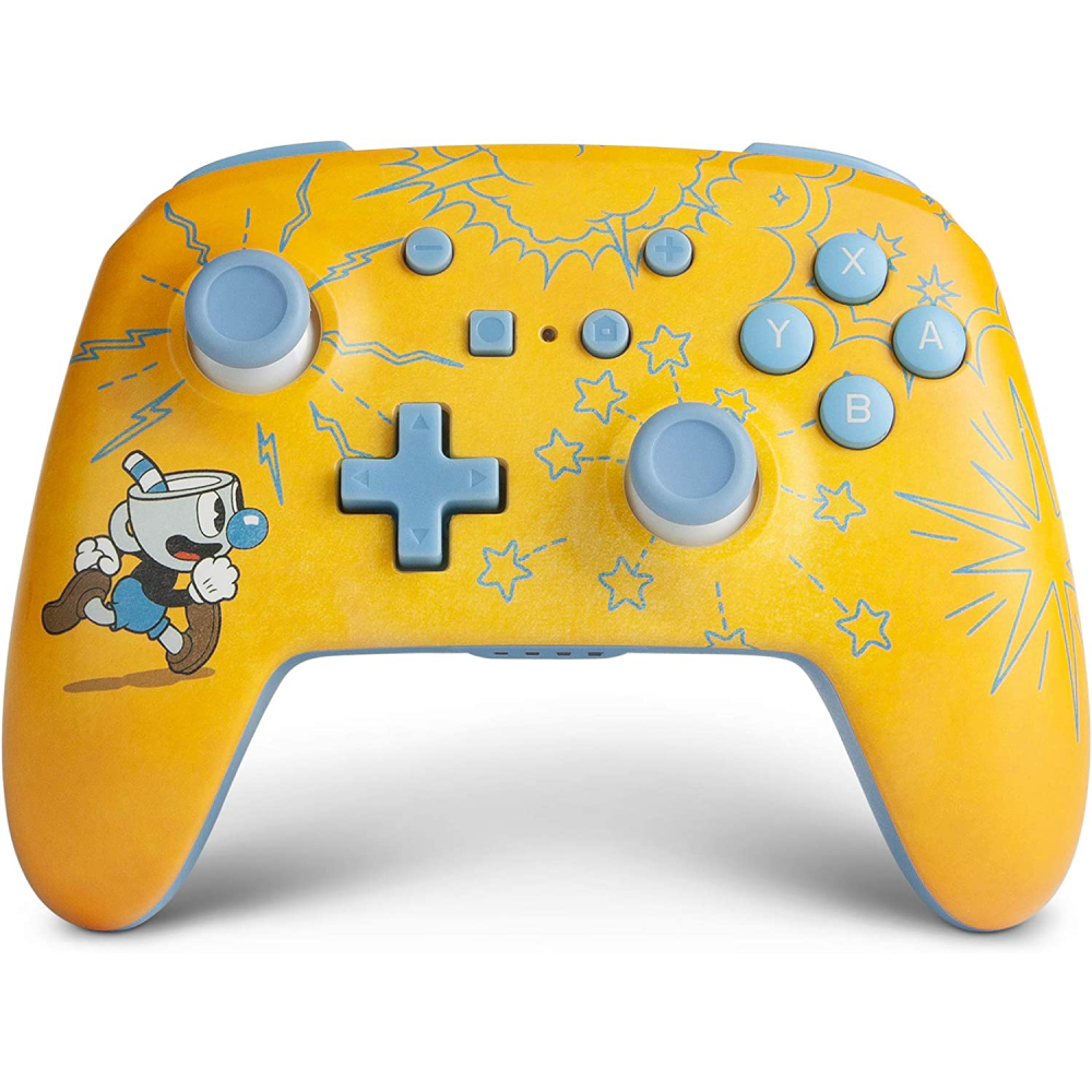 PowerA Enhanced Wireless Controller for Nintendo Switch - Cuphead: Mugman Switch