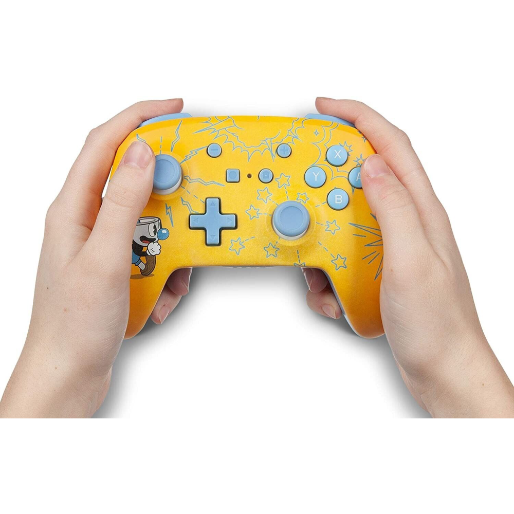 PowerA Enhanced Wireless Controller for Nintendo Switch - Cuphead: Mugman Switch