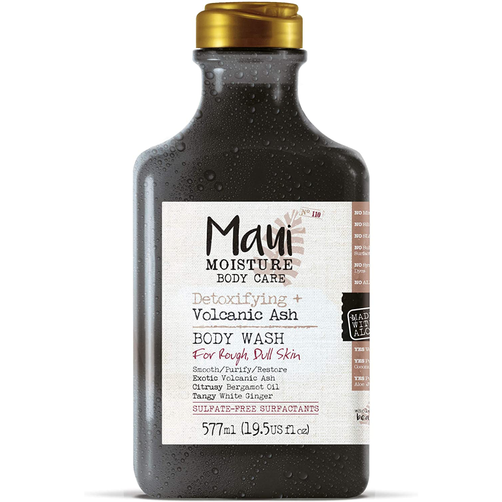 Maui Moisture Vegan Volcanic Ash and Aloe Vera Body Wash, 577 ml