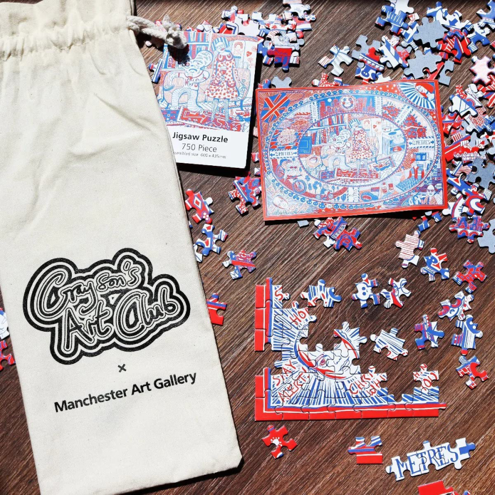 Grayson's Art Club Tea Towel Jigsaw by Grayson Perry - 750 Pieces