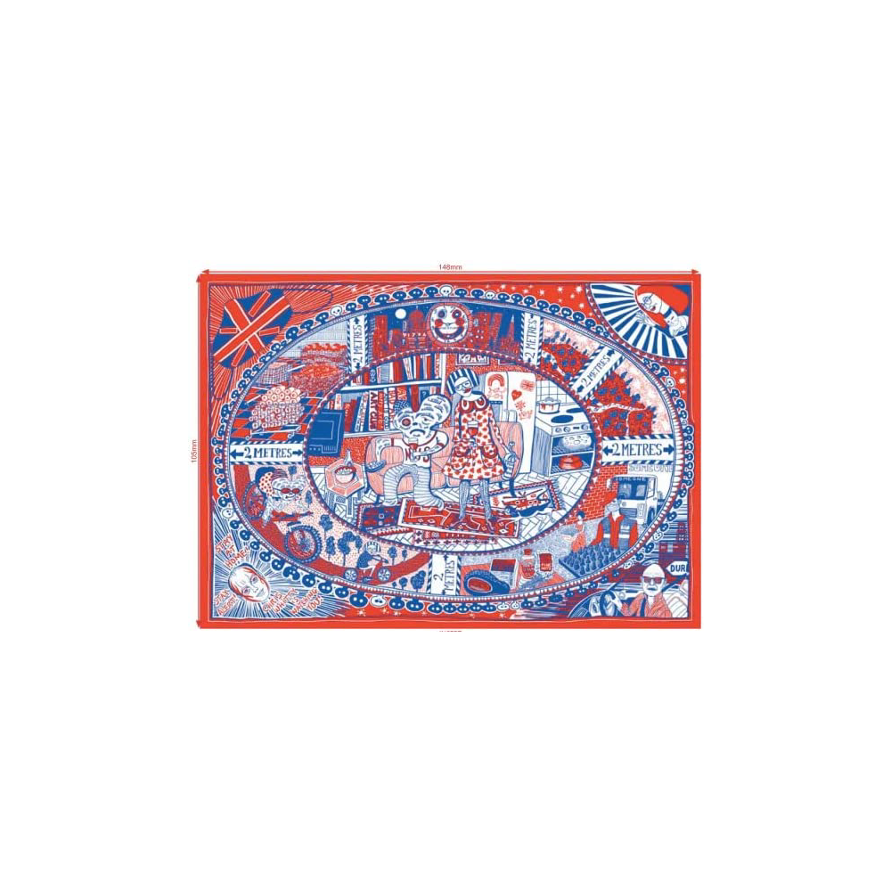 Grayson's Art Club Tea Towel Jigsaw by Grayson Perry - 750 Pieces