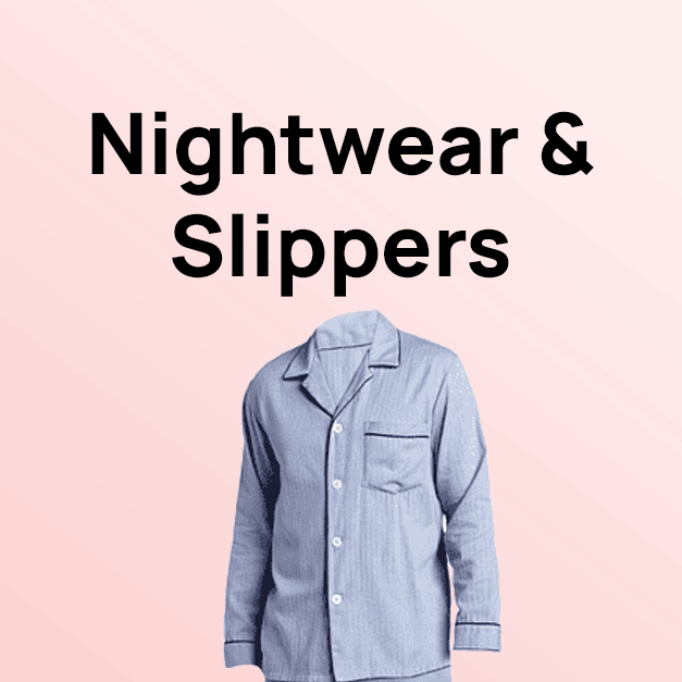 Mens Nightwear & Slippers