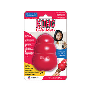 Kong Classic Chew Treat Dog Toy Red, Medium