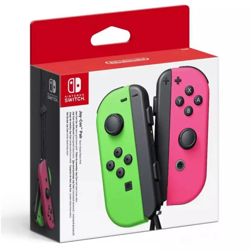 Nintendo Switch Joy-Con Controller Pair - Neon Green & Pink