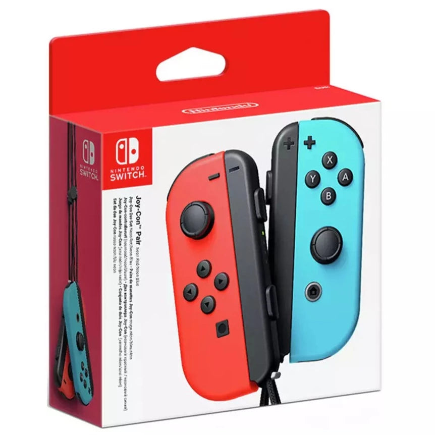 Nintendo Switch Joy-Con Controller Pair - Neon Red & Blue