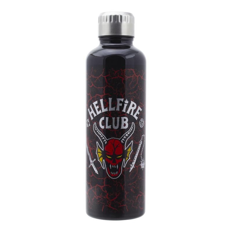Stranger Things Hellfire Club Metal Water Bottle