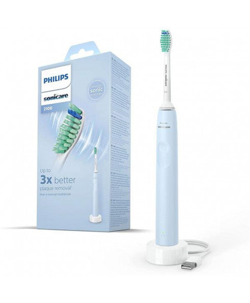 Philips Series 2100 Sonic Electric Toothbrush - Light Blue HX3651/12