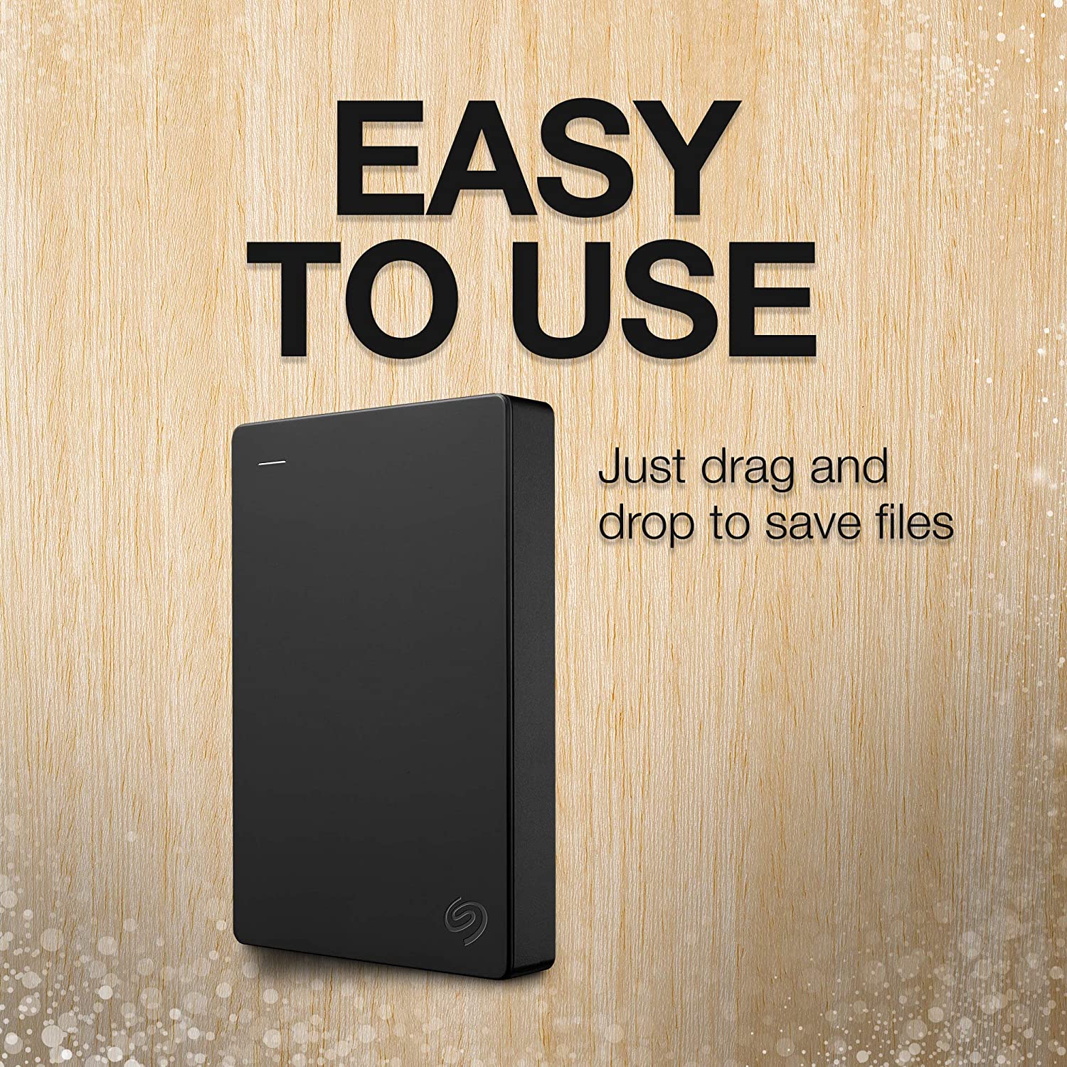 Seagate Retail 4TB Portable Hard Disk Drive - Dark Grey (STGX4000400)