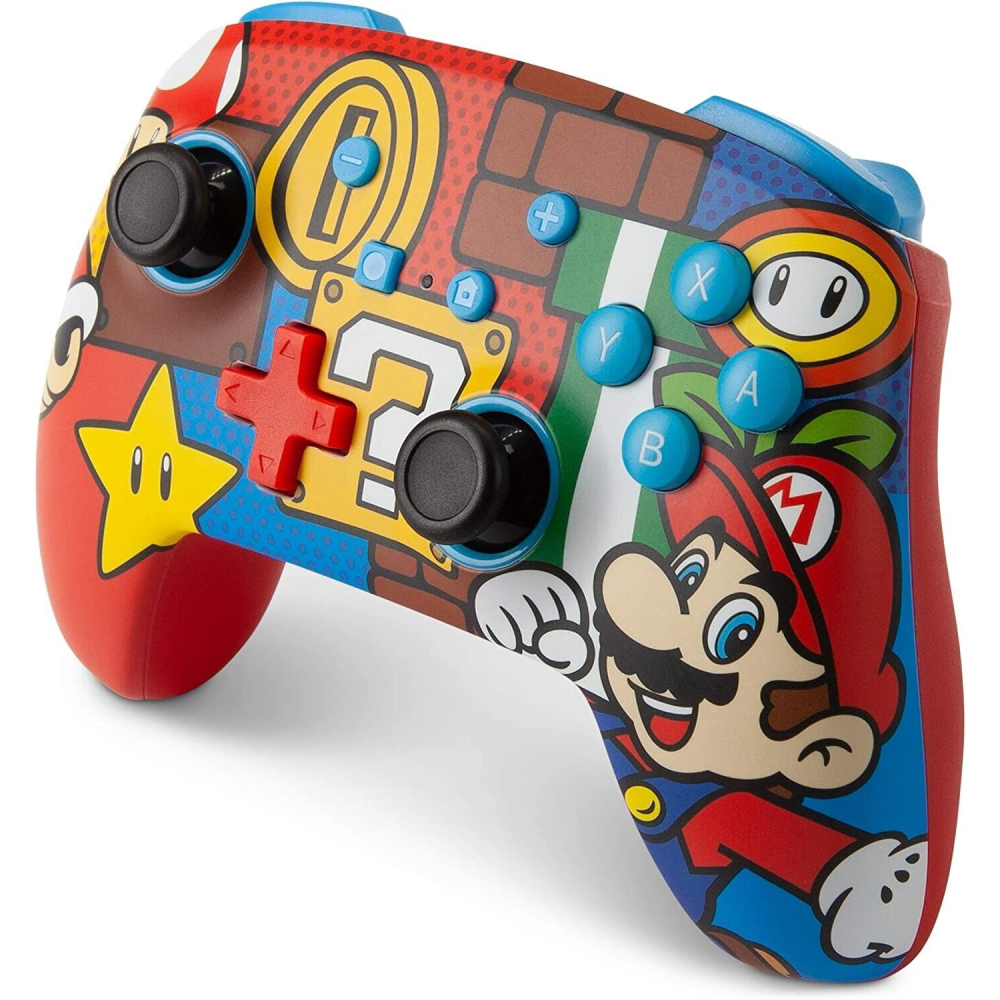 PowerA Enhanced Wireless Controller for Nintendo Switch – Mario Pop Nintendo